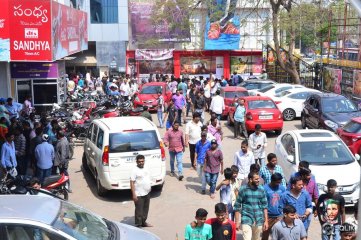 Baahubali 2 Hungama at RTC X Roads